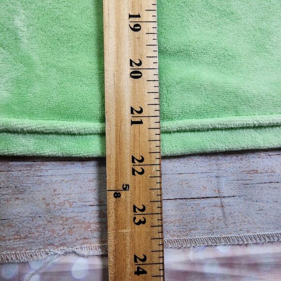 Teddy Fresh Green Velour Short Sleeve Shirt W/ Black Accents 2X - Picture 8 of 9